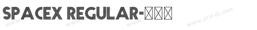 SPACEX Regular字体转换 SPACEX Regular字体转换